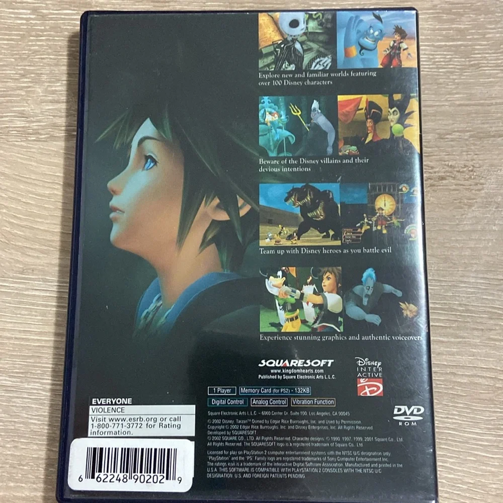 Kingdom Hearts (Sony PlayStation 2 PS2) Black Label CIB - Picture 2 of 4